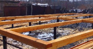 Пол на винтовых сваях Апшеронск цена от 15472 руб.